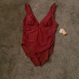 New Bold Burgundy Kona Sol one piece -XL